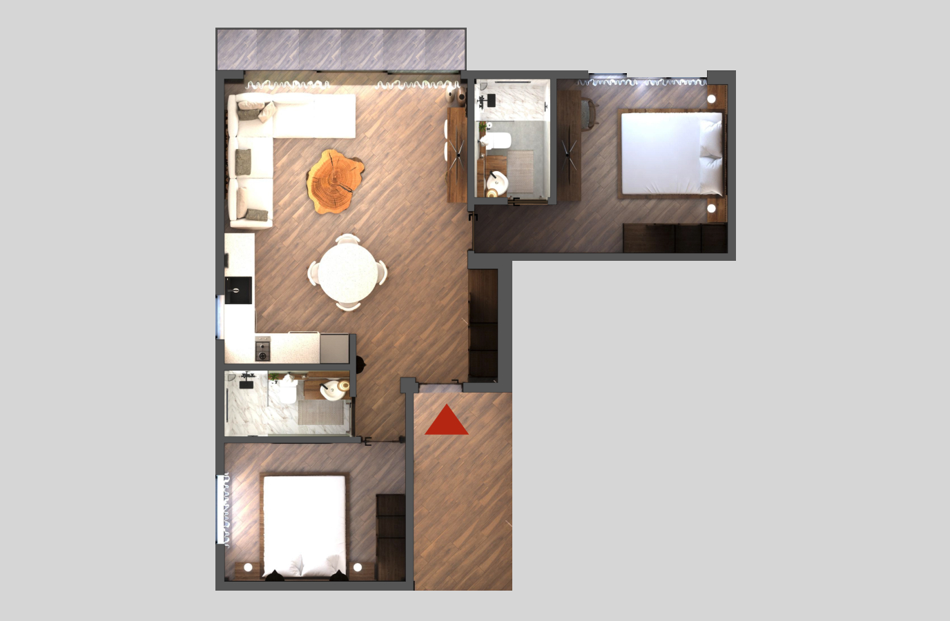 Apartments (2 Bedrooms) 62 m2  with a private pool  FOR SALE – PAJE – ZANZIBAR/10200