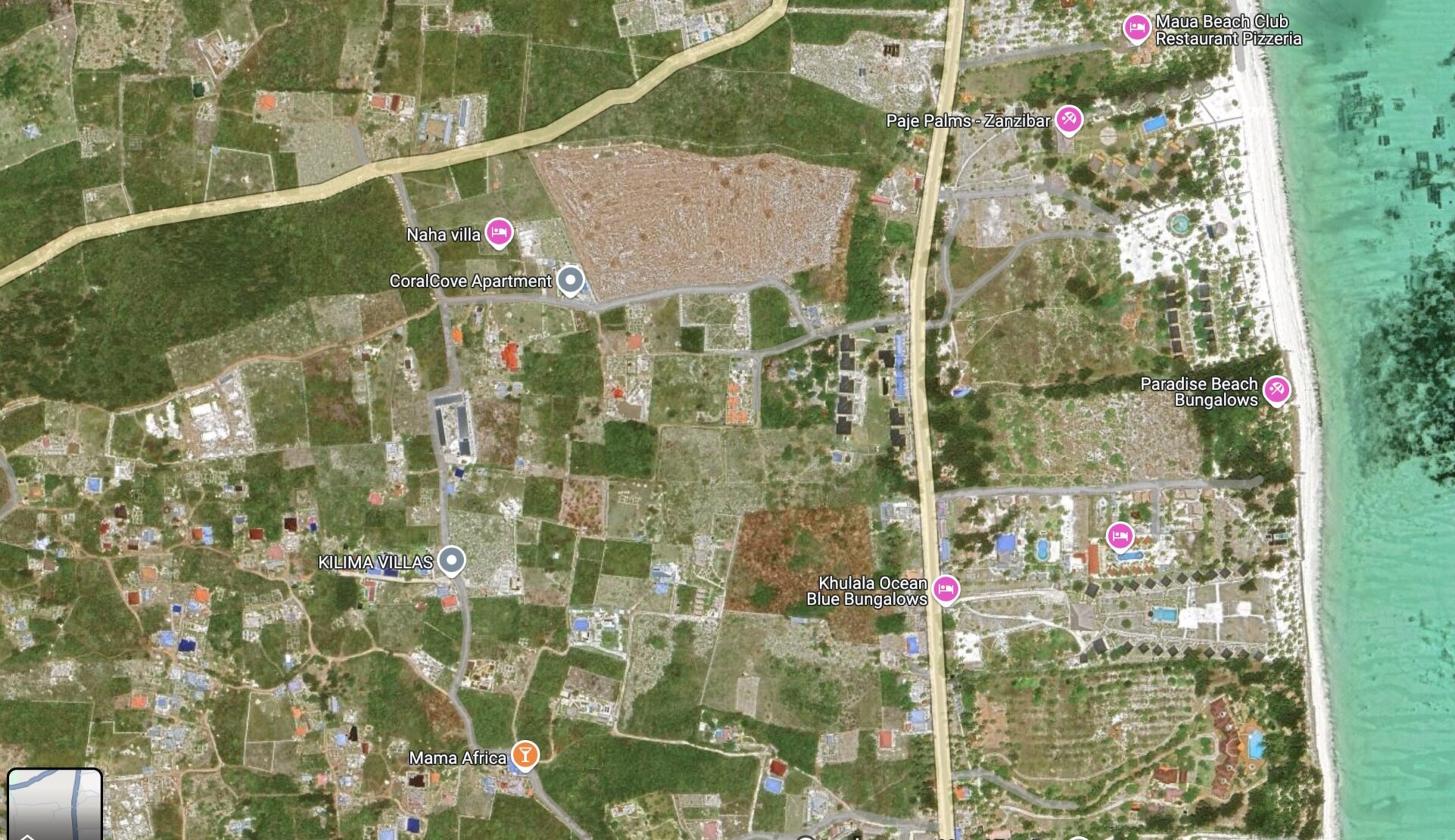 Land for sale the main road in PAJE &#8211; ZANZIBAR/10210